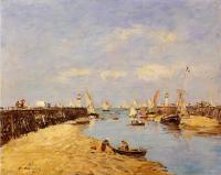 Boudin, Eugene - Trouville, the Jettys, Low Tide